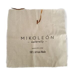 Mikoleon artisan dust bag sack leather strip